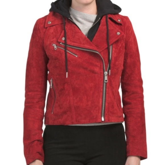 7 for all mankind suede jacket